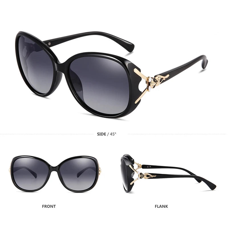 Big Oval Polarized Sunglasses