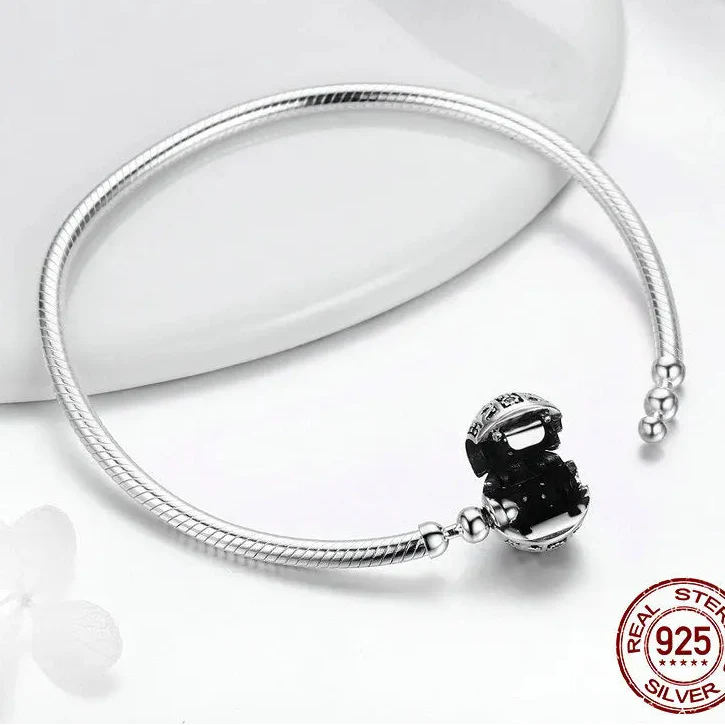 Silver Sparkling Ball Bracelet