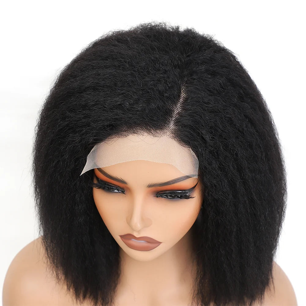 Transparent Kinky Lace Wig