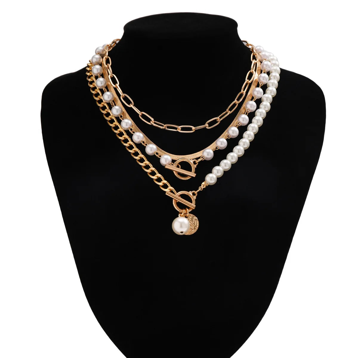 Multi-Layered Fashion Necklace