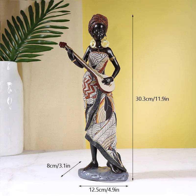 Resin African Women Figurines