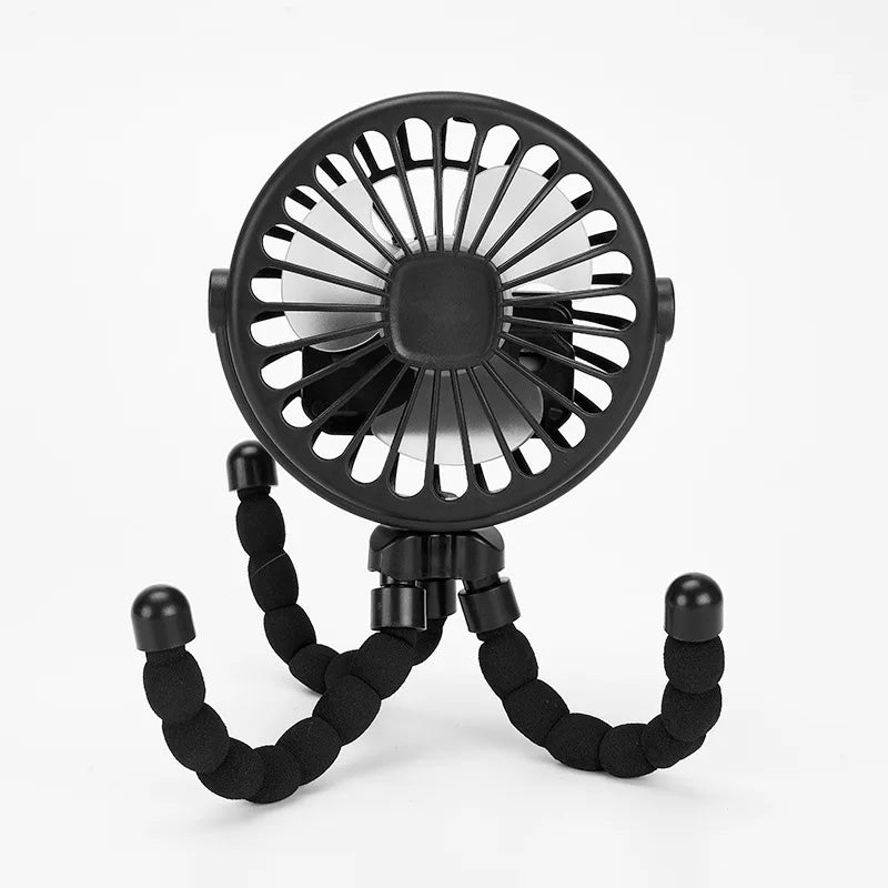 USB Rechargeable Clip On Baby Stroller Fan