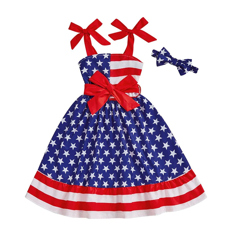 American Flag Ruffle Outfit