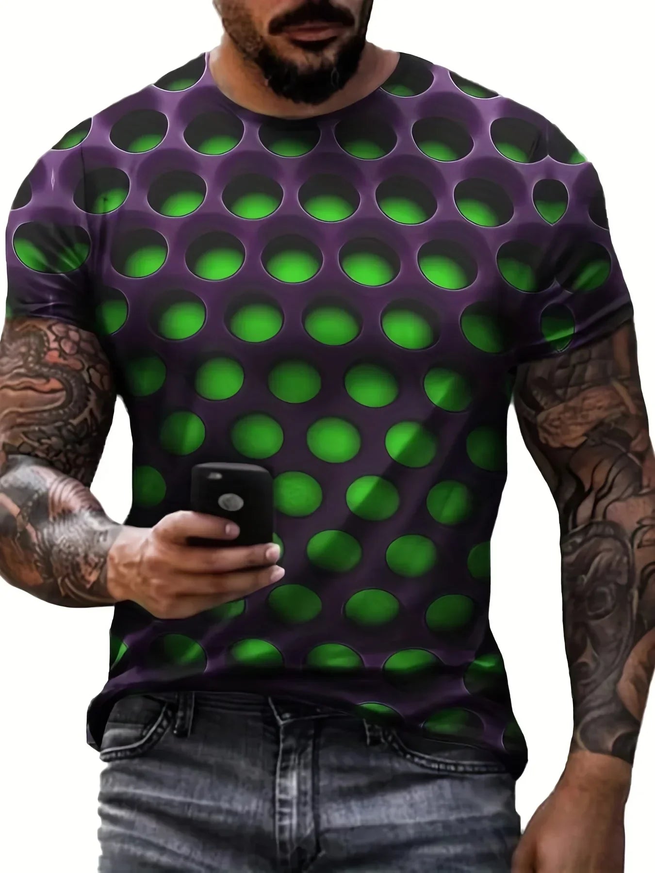 3D Optical Illusion Tee