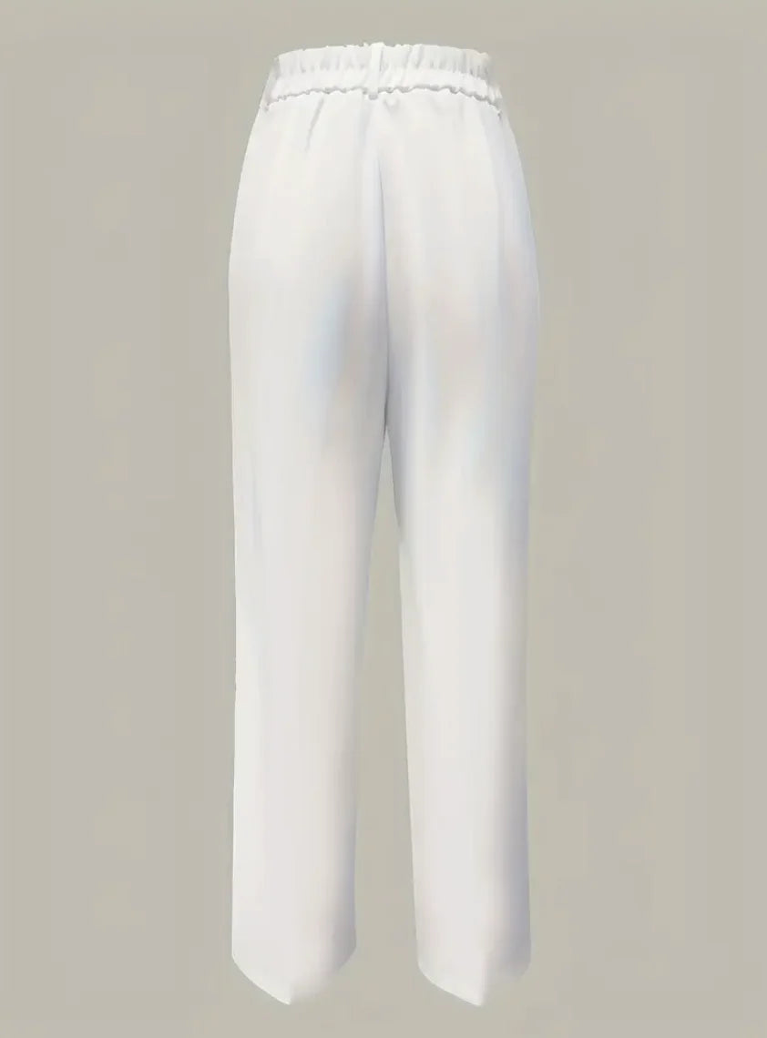 Wide Leg High Waist Suit Pants