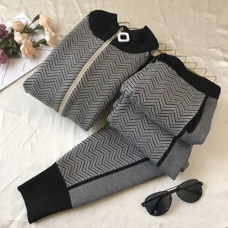 Knit Jogger Set