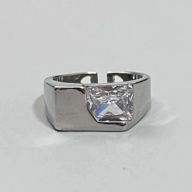 Silver Gothic Star Ring 1