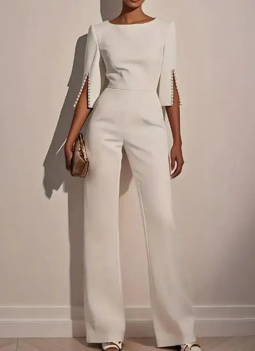 Beaded Slim Jumpsuit