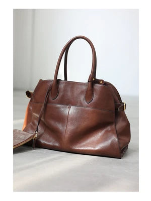 Genuine Leather Large Tote Bag