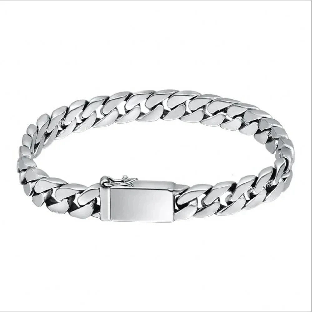Punk Sterling Silver Bracelet