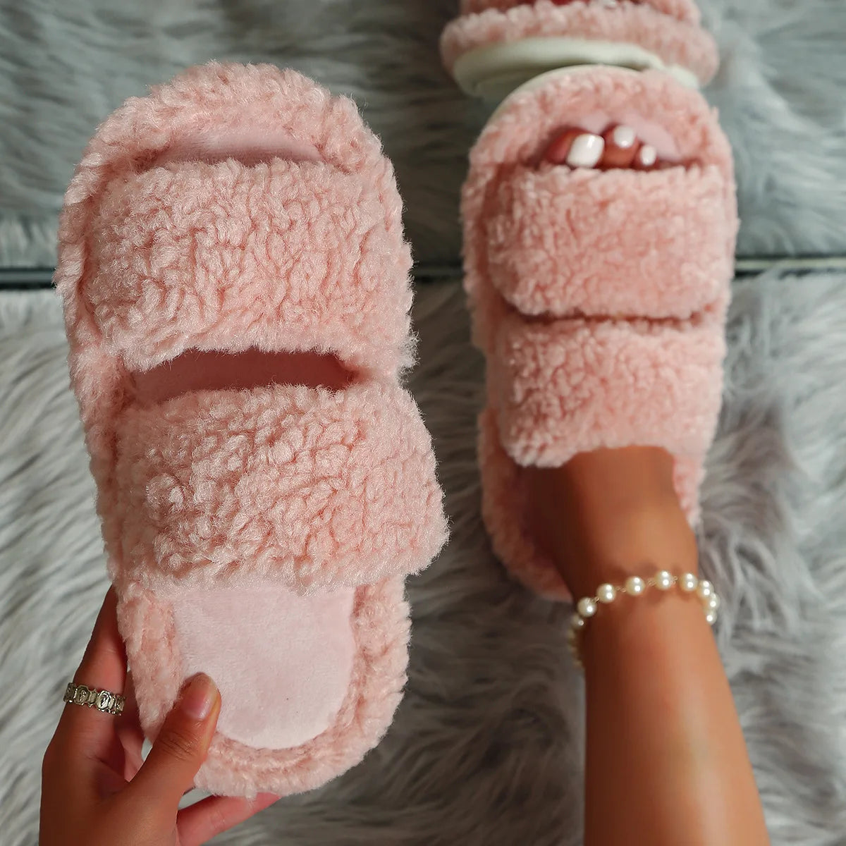 Plush Indoor Slippers