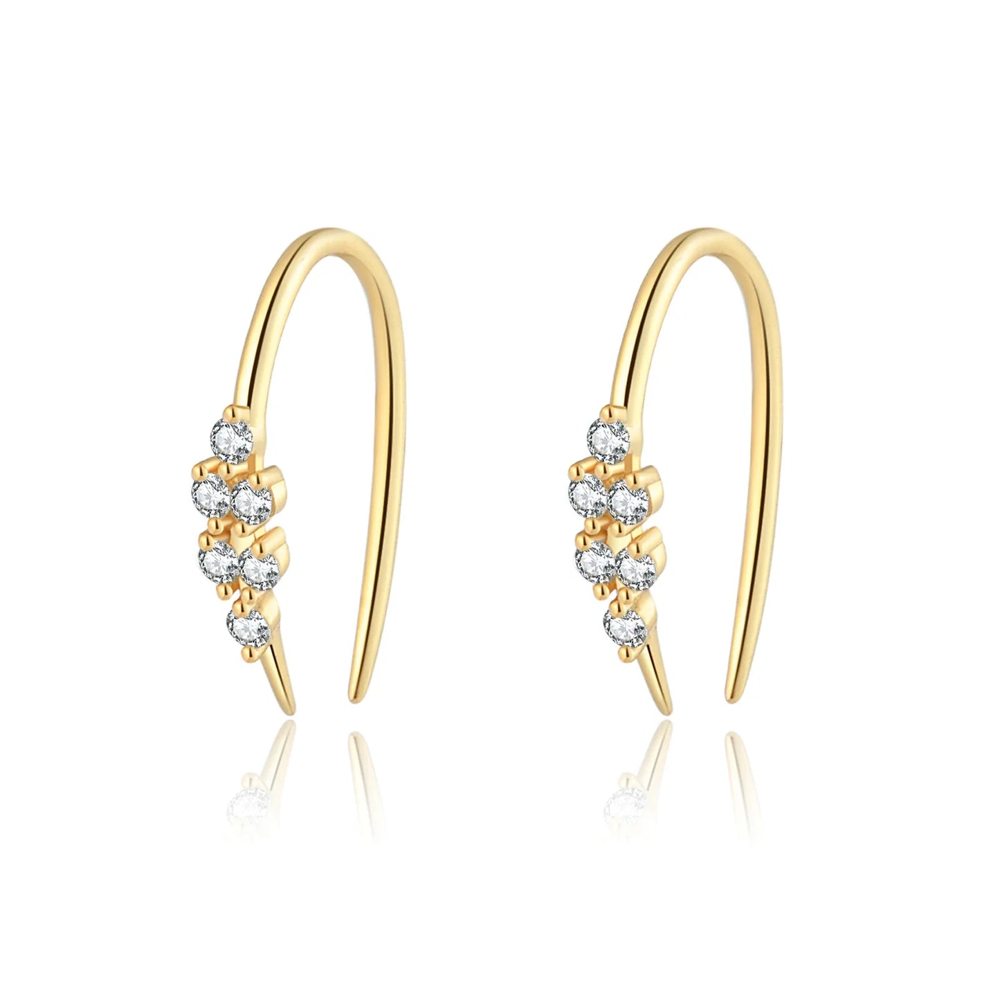 Sterling Silver Huggie Earrings