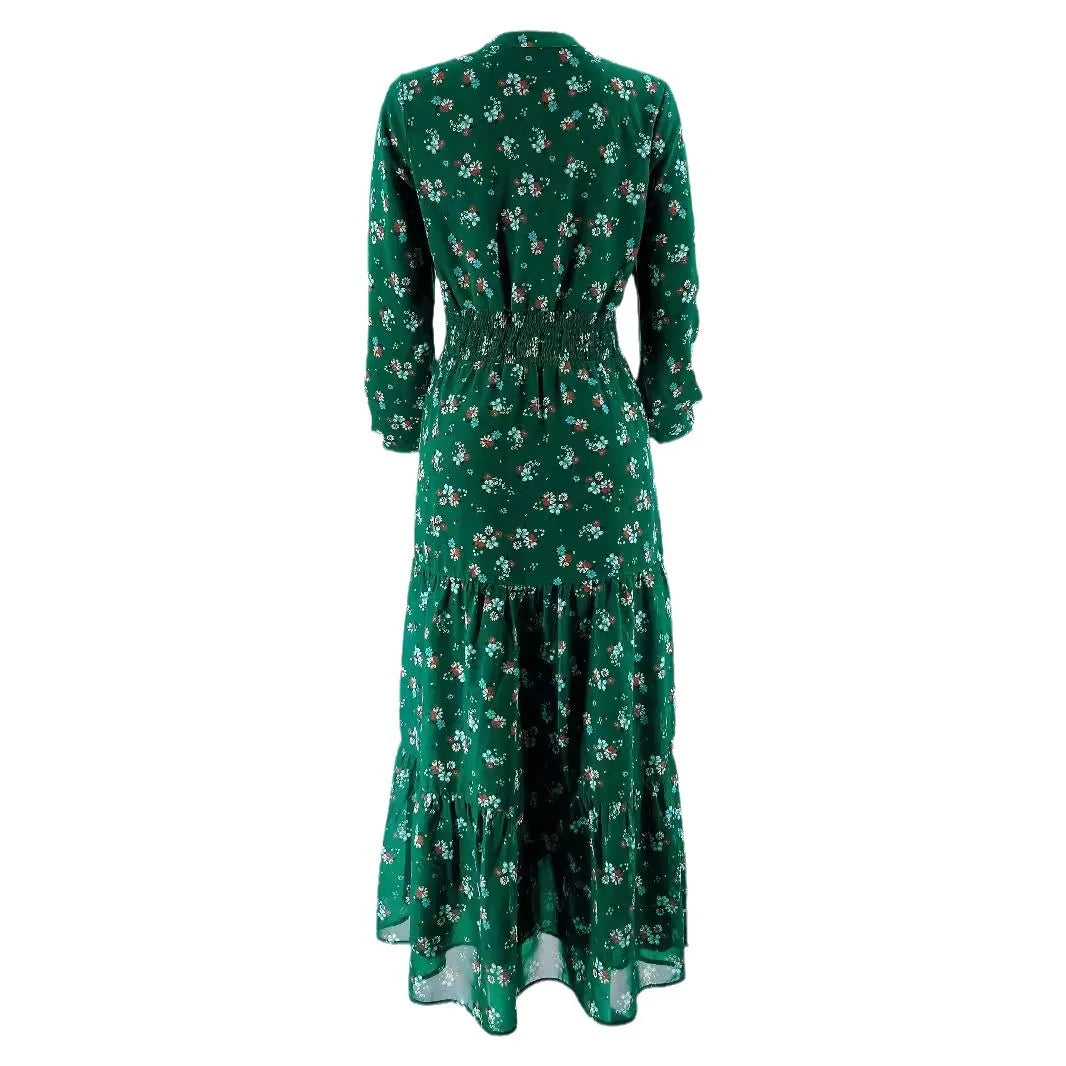 Long Robe Floral Dress