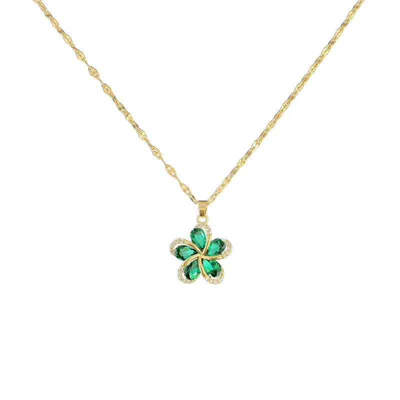 Lucky Charm Zircon Necklace