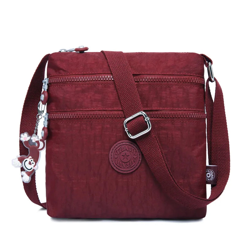 Nylon Shoulder Crossbody Bag