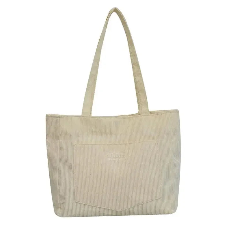 Large Corduroy Tote Bag