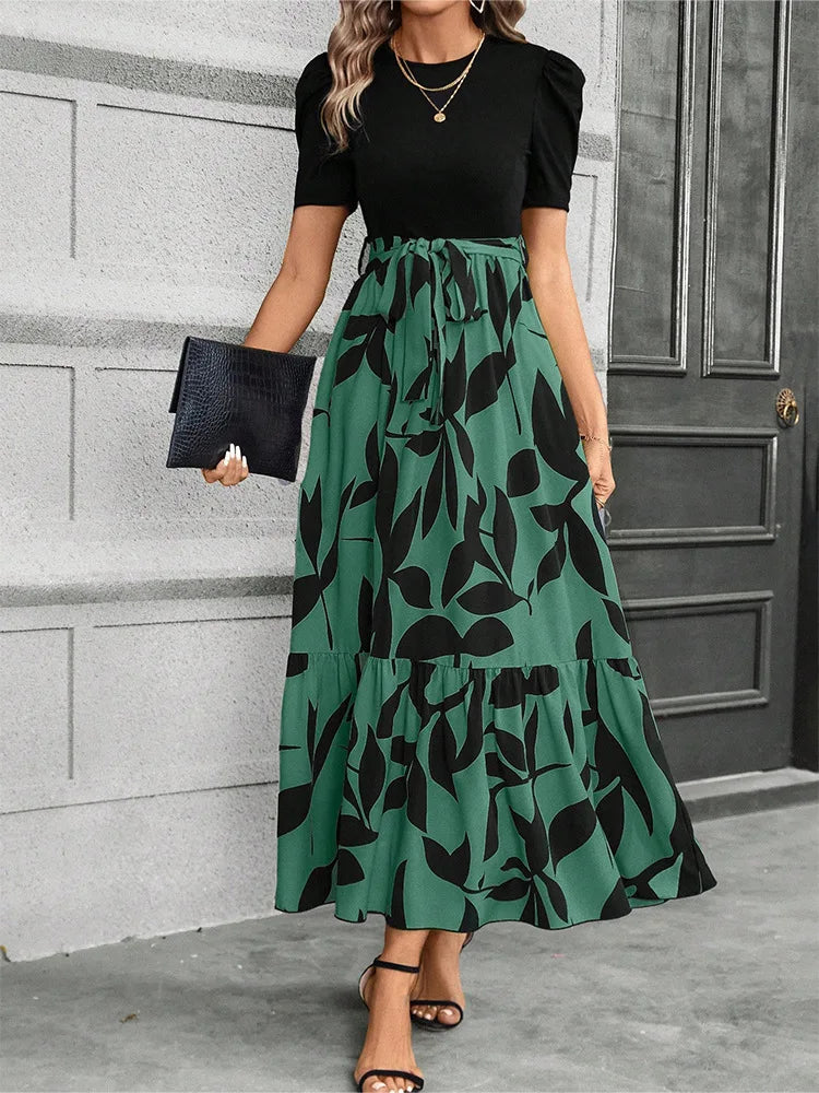 Elegant Floral Maxi Dress