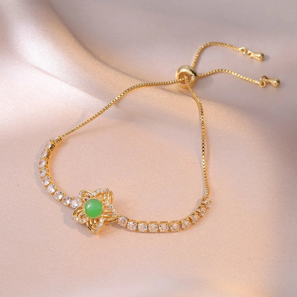 Women’s Round Copper Jewelry Set