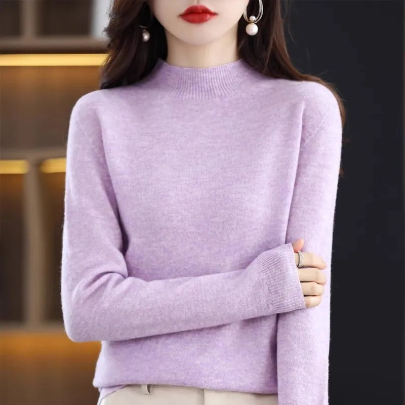 Basic Half-High Collar Sweater