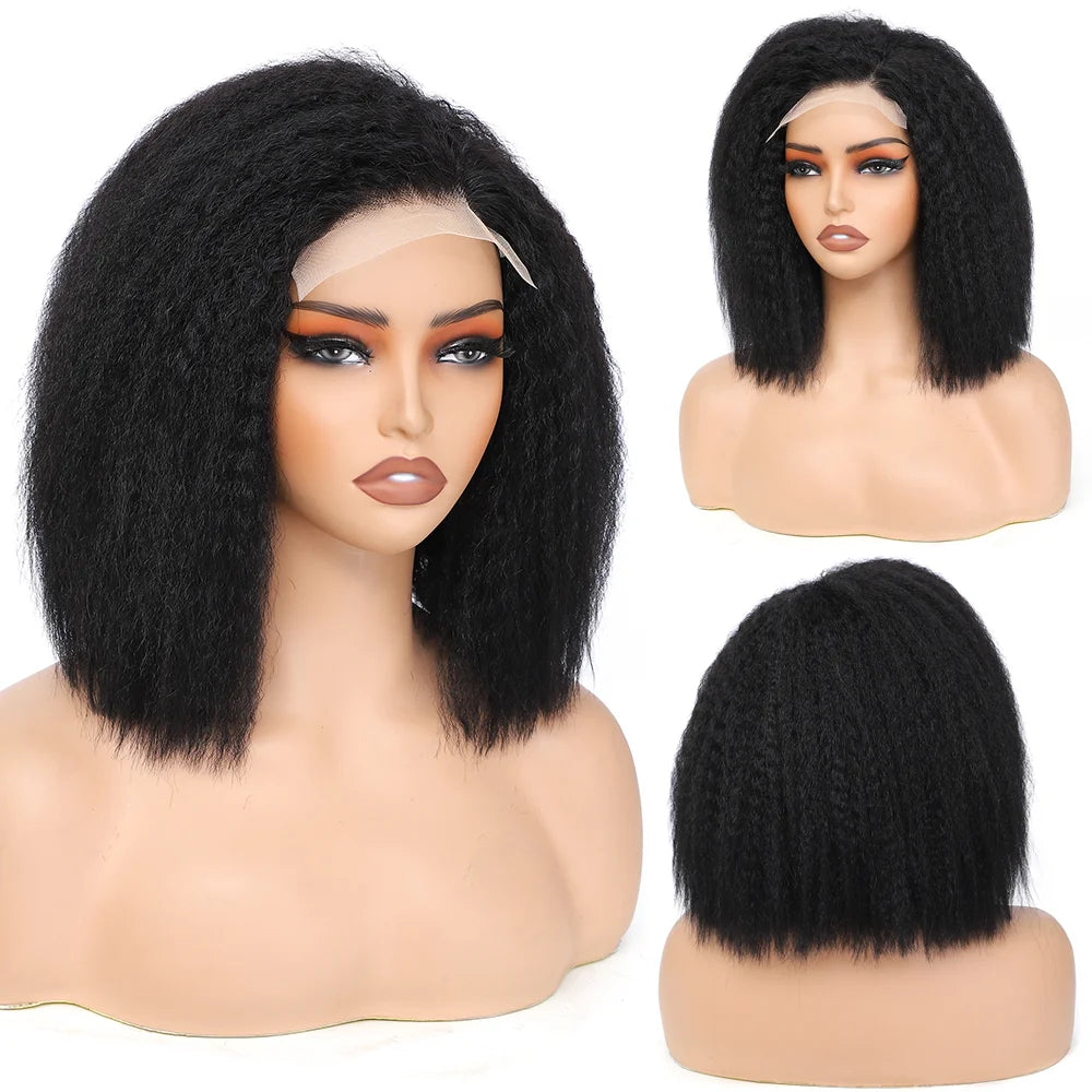 Transparent Kinky Lace Wig