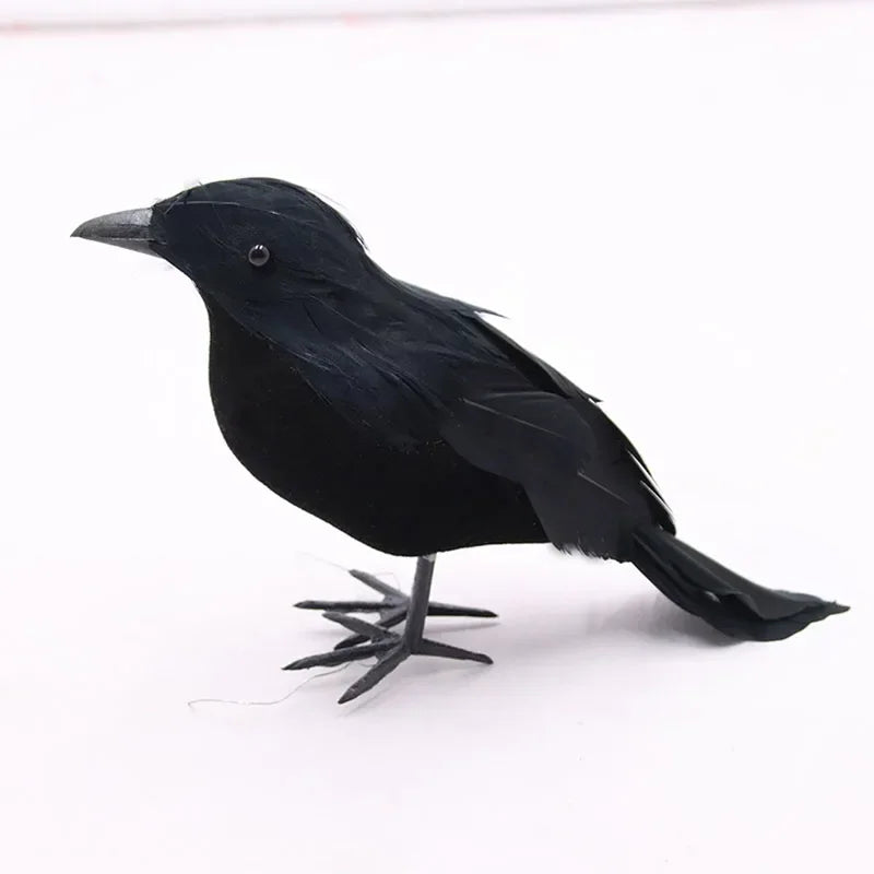 Halloween Artificial Crow Decorations