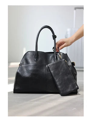 Genuine Leather Large Tote Bag
