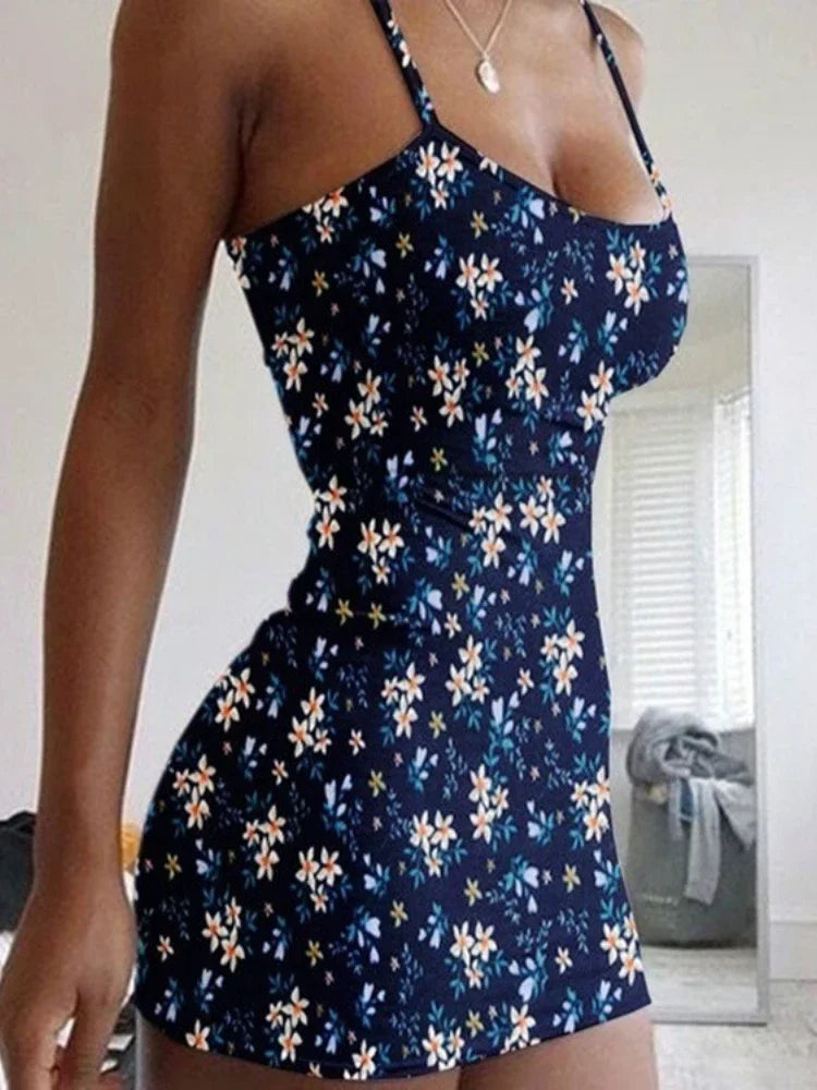 Tiny Floral Bodycon Dress