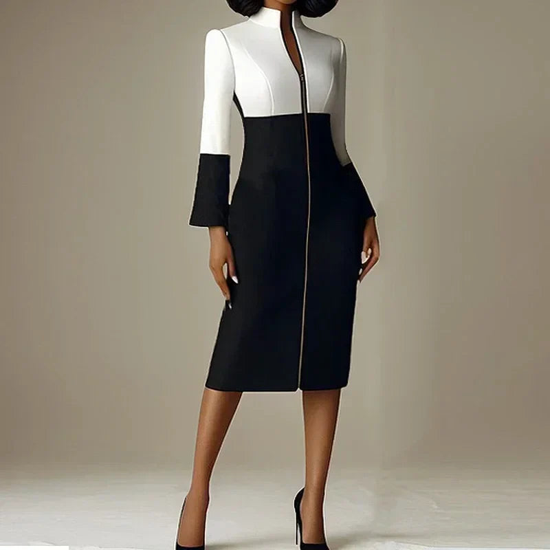 Women's V-neck Bodycon Dress