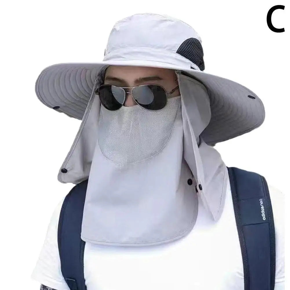 Detachable Face Cover Hat