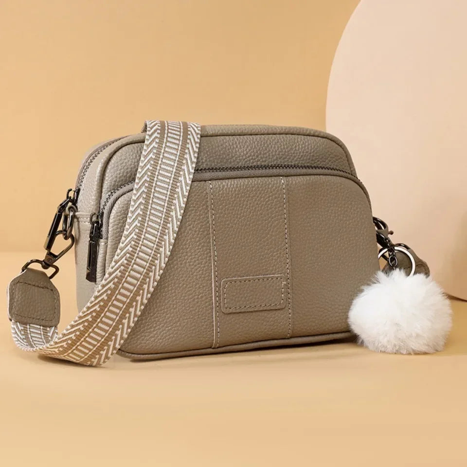 100% Genuine Leather Women's Messenger Bag