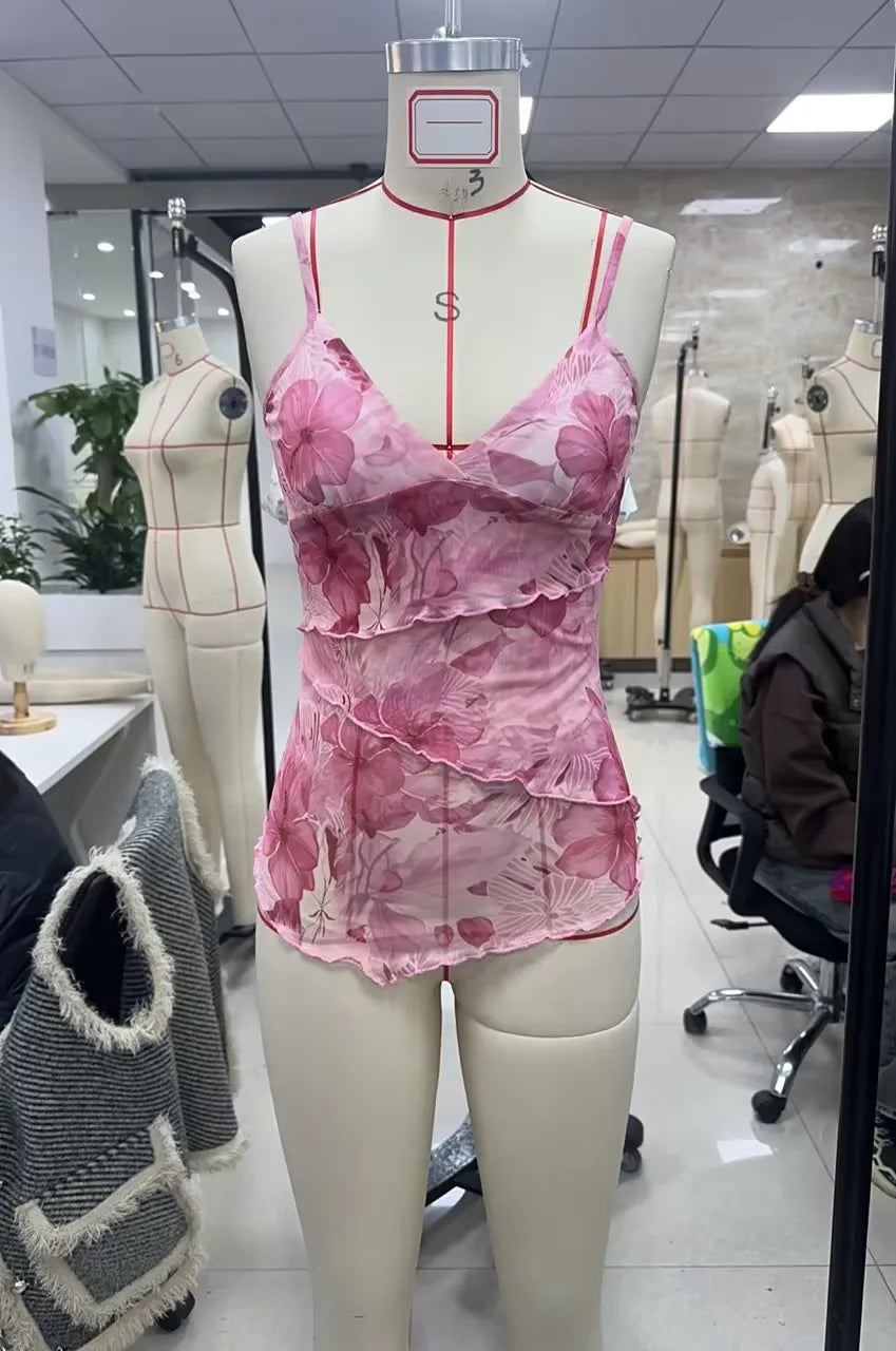Vintage Floral Boho Top