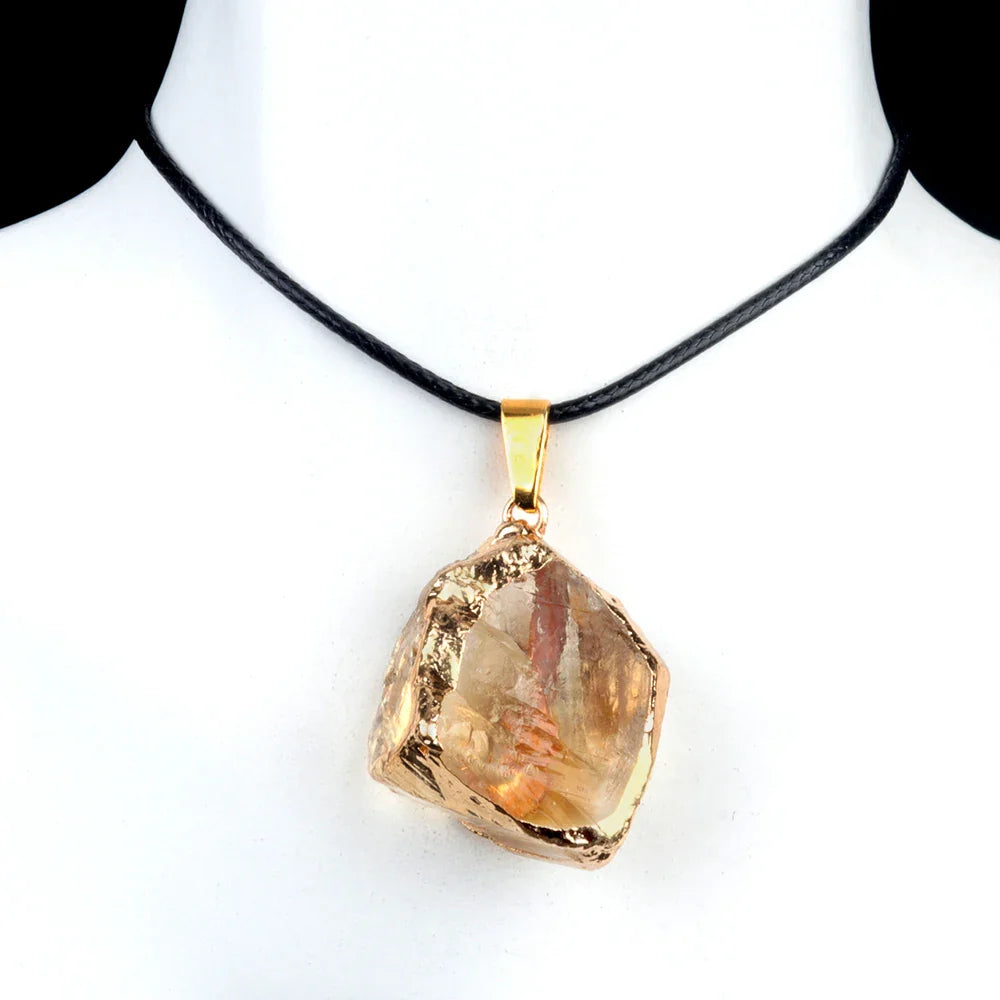 Irregular Natural Stone Pendant