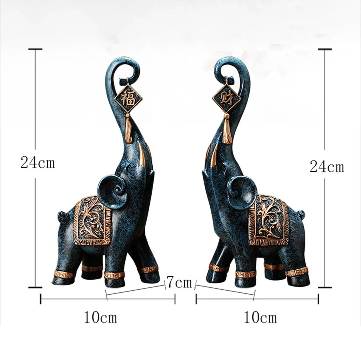 Elephant Sculpture Home Decor