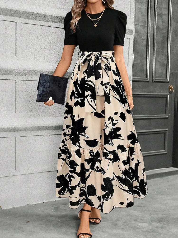 Elegant Floral Maxi Dress