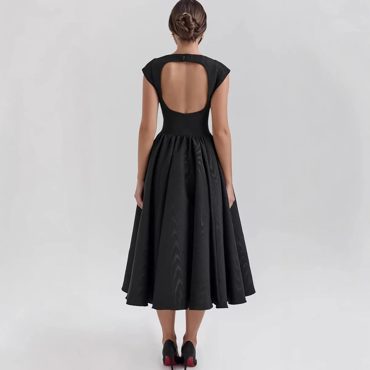 French Style Pleated Dress