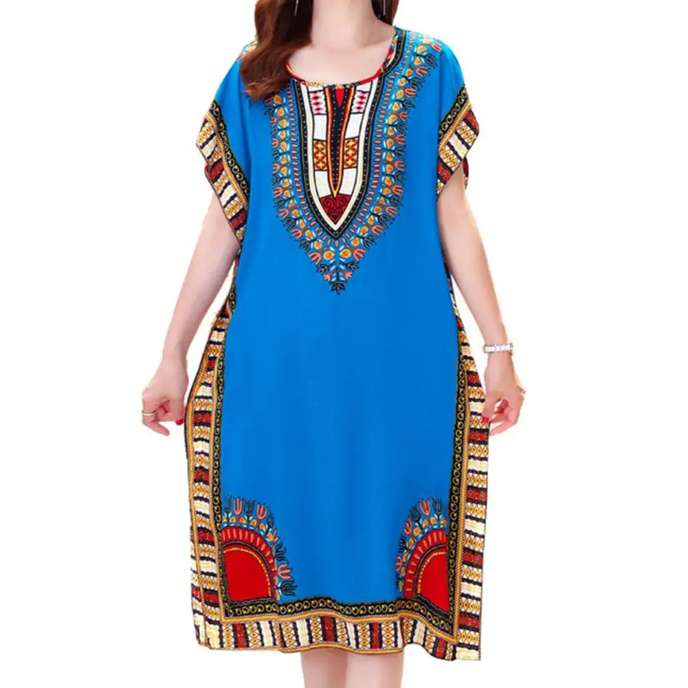 Ethnic Style Women’s Midi Dress