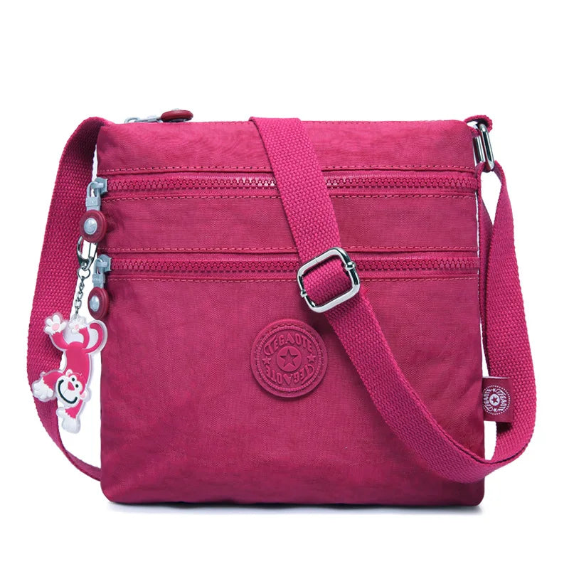 Nylon Shoulder Crossbody Bag
