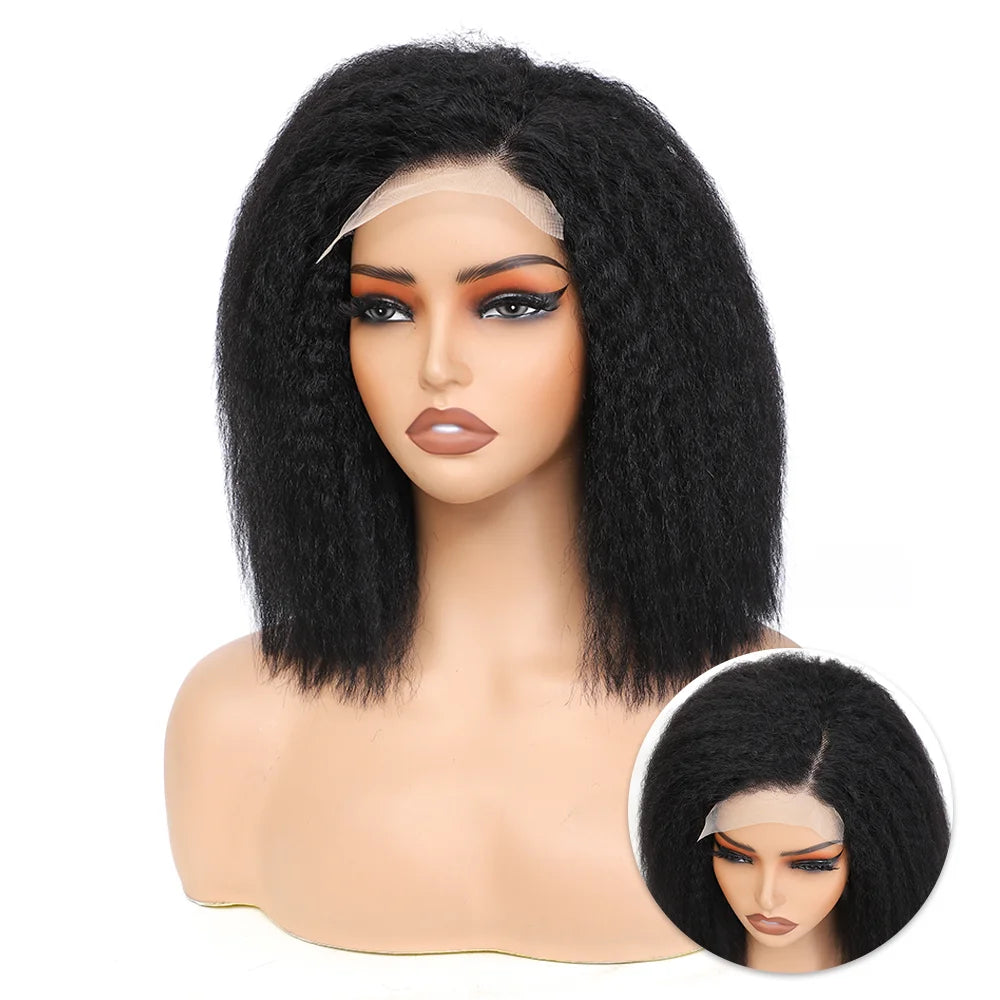 Transparent Kinky Lace Wig