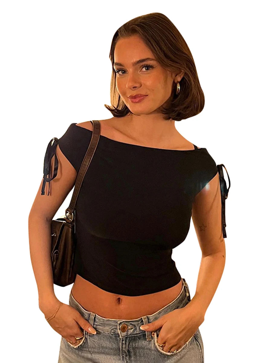 Sleeveless Casual Slim Tee