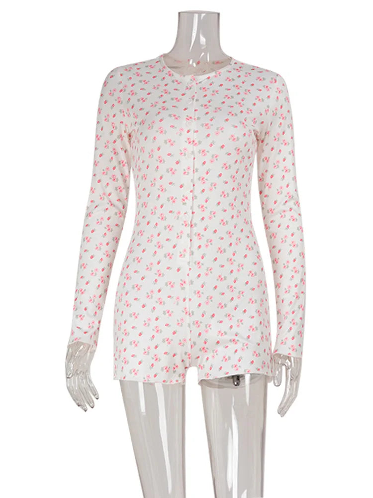 Ahagaga Floral Summer Playsuit