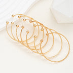 Bohemian Gold Cuff Bracelet
