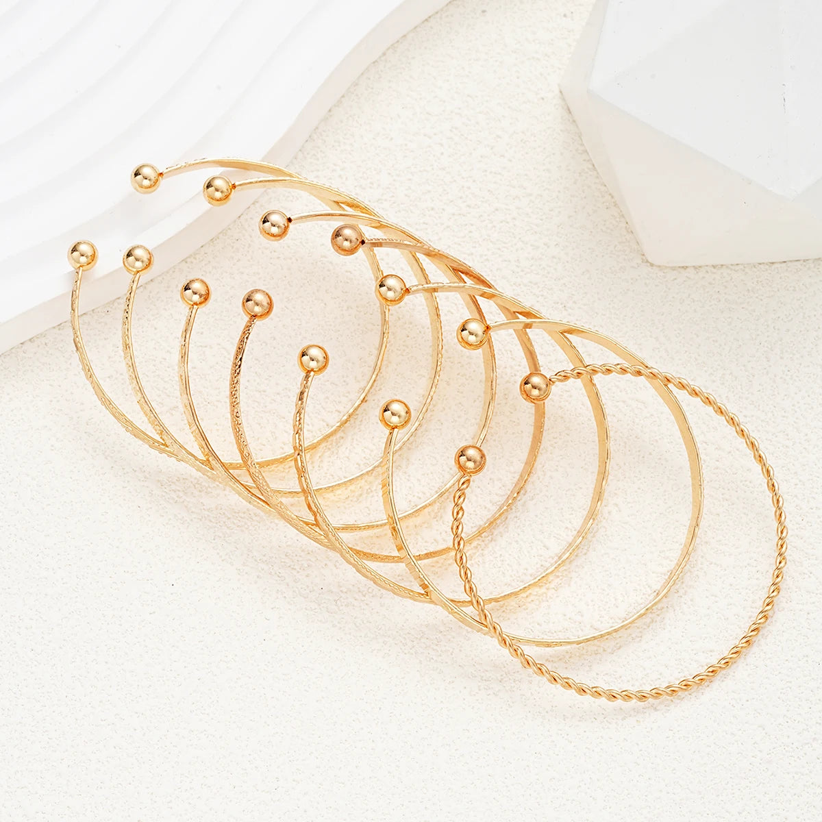 Bohemian Gold Cuff Bracelet