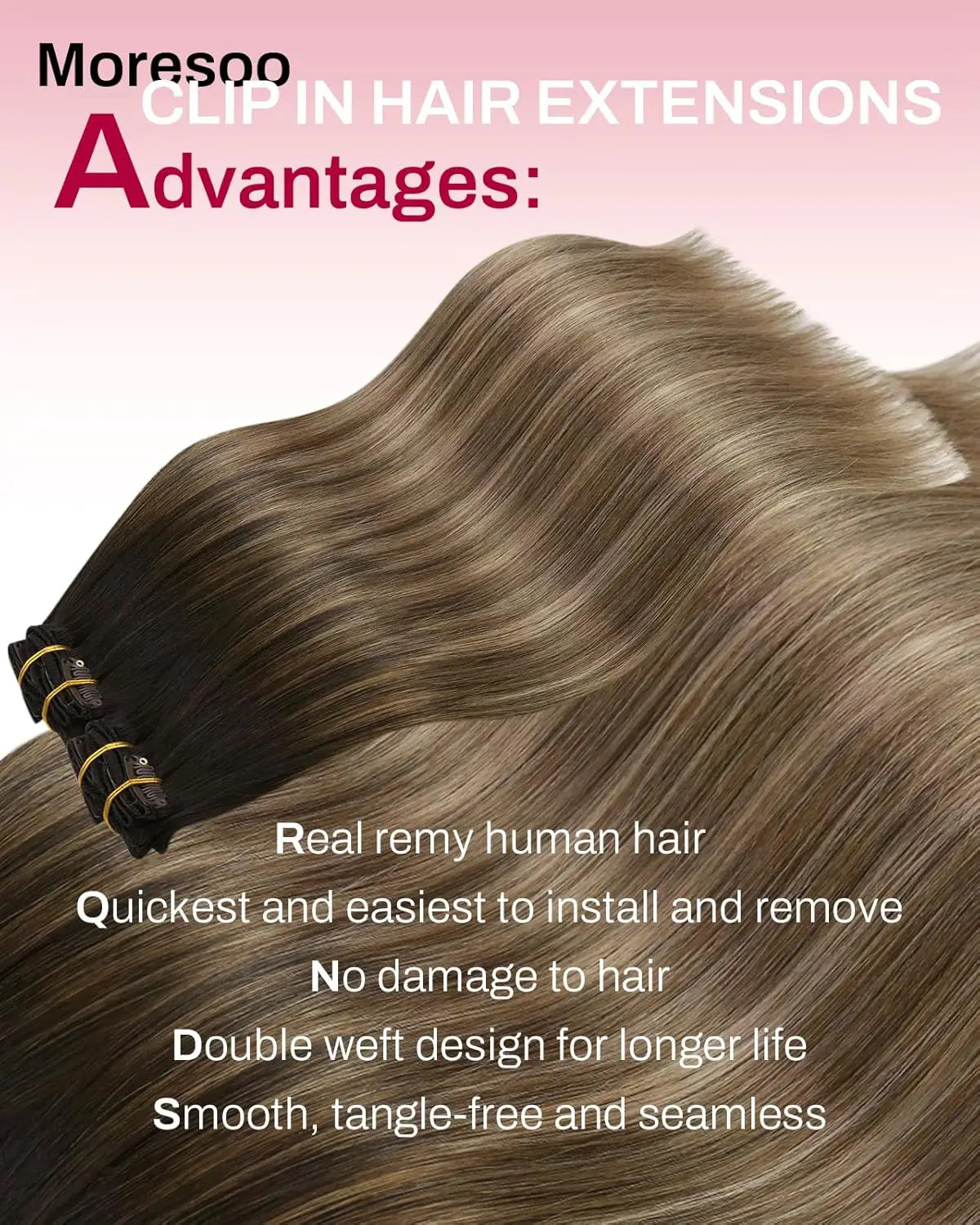 Balayage Clip-In Hair Extensions