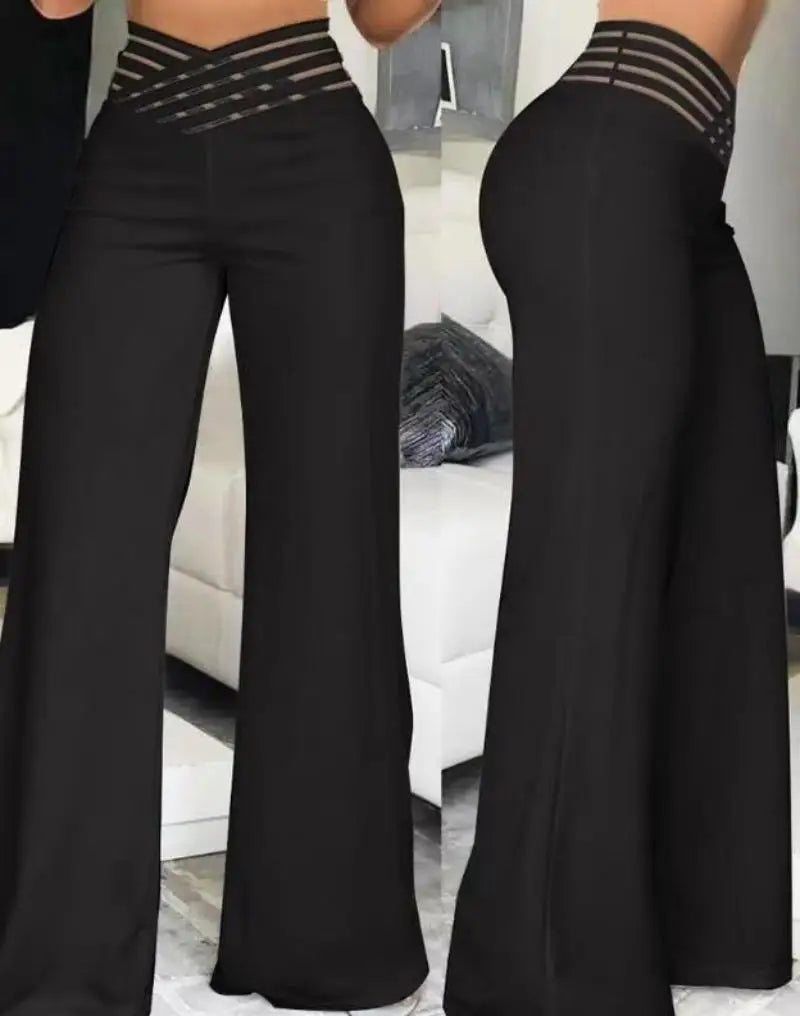 High Waist Wide Leg Pants – Elegant Summer Trousers