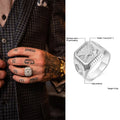 Mprainbow Bald Eagle Ring