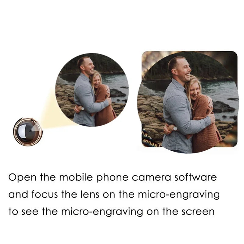 Customized Cross Projection Necklace