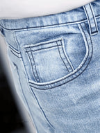 Five-Pocket Slim Stretch Jeans