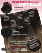 Balayage Clip-In Hair Extensions