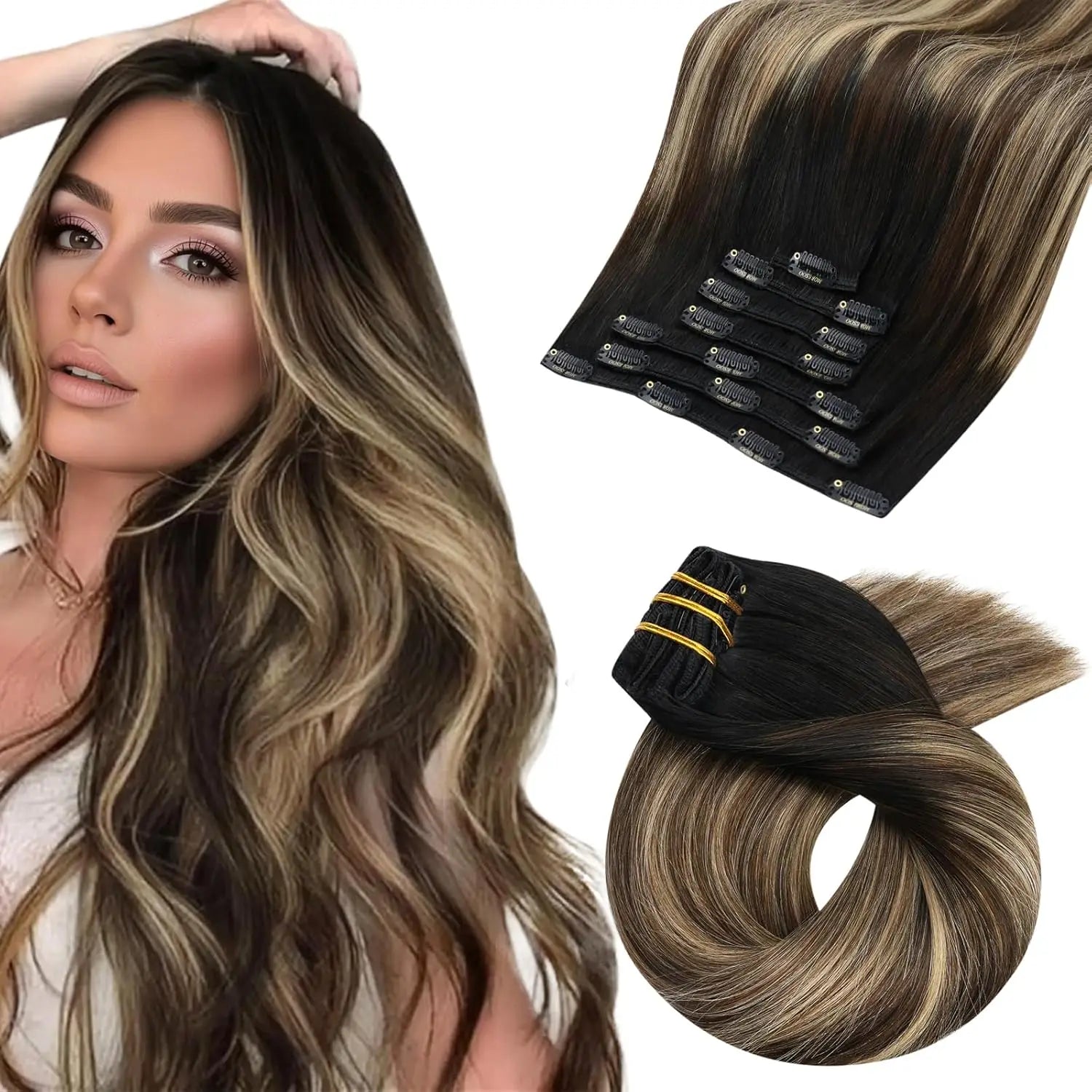 Balayage Clip-In Hair Extensions