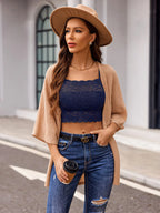 Backless Lace Camisole Top
